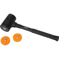 Dead Blow Hammer, 45 oz. Head Weight, Polyurethane Face, Fibreglass Handle, 13" L MAS Chibougamau