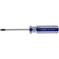 Tournevis Philips bleu transparent avec bandes, #1, Prise Plastique MAS Chibougamau