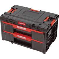 Boîte &agrave; outils &agrave; 2 tiroirs Arx, 23-1/10" x 15" x 13-2/5', Noir MAS Chibougamau