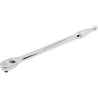 120XP Full Polish Chrome Extra Long Handle Teardrop Ratchet, 1/4" Drive, Ergonomic Handle MAS Chibougamau