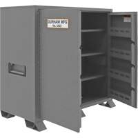 Jobsite Storage Cabinet, Steel, 59 Cubic Feet, Grey MAS Chibougamau