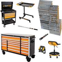 MEGAMOD Master Mechanics Tool Set in Premium Modular Foam Trays with Tool Storage, 1268 Pieces MAS Chibougamau