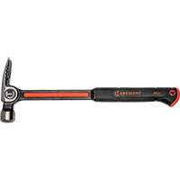 Steel Milled-Face Framing Hammer, 22 oz., Solid Steel Handle, 16" L MAS Chibougamau