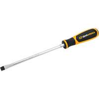 Slotted Dual Material Screwdriver, 3/8", 13-1/10" L, Plastic Handle MAS Chibougamau