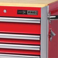 PRC7215 Armoire roulante de s&eacute;rie Pro, 15 tiroirs, 72" la x 24" p x Rouge MAS Chibougamau