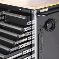 HDRC7220 Armoire mobile de s&eacute;rie HD, 20 tiroirs, 72" la x 24" p x 42-3/10" h, Noir MAS Chibougamau