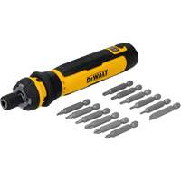 Jeu de tournevis sans fil de 14 morceaux avec commande FLEXDRIVE, 4 V, 44 lb-po/5 Nm couple max. MAS Chibougamau
