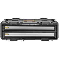 Bloc &agrave; 2 tiroirs TOUGHSYSTEM 2.0 DXL, 30" x 21-13/20" x 10", Noir/Jaune MAS Chibougamau