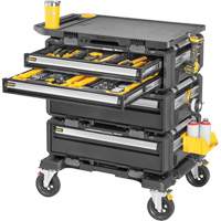 Poste de travail modulaire 5-en-1 TOUGHSYSTEM 2.0 DXL, 34" x 25-4/5" x 39", Noir/Jaune MAS Chibougamau