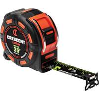 Shockforce NITE EYE Magnetic Tape Measure, 1-1/4" x 35', SAE Graduations MAS Chibougamau