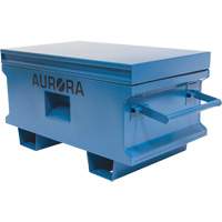 Coffre &agrave; outils de chantier, 33" x 20-3/10" x 18-3/10", Acier, Bleu MAS Chibougamau