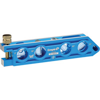 Niveau torpille moul&eacute; sous pression TRUE BLUE, 6" lo, Aluminium, 4 fioles MAS Chibougamau