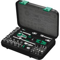 8100 SA 2 Zyklop Speed Ratchet Set, 42 Pcs, 3/8" Drive Size MAS Chibougamau
