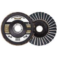 POWERBLEND NF Flap Disc, 4-1/2" x 7/8", Type 29, Z60 Grit, Zirconia Alumina MAS Chibougamau