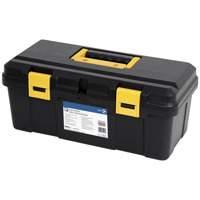 Coffre &agrave; outils portatif en plastique JPTB-19, 19" la x 9" p x 8" h, Noir MAS Chibougamau