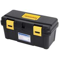 Coffre &agrave; outils portatif en plastique JPTB-16, 16" la x 8" p x 7-1/2" h, Noir MAS Chibougamau