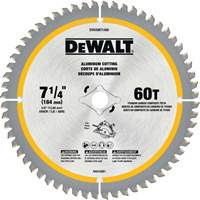 Tungsten Carbide-Tipped Steel Circular Saw Blade, 7-1/4", 60 Teeth, Non-Ferrous Use MAS Chibougamau