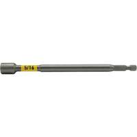 Impactech&reg; Nut Driver, 5/16" Tip, 1/4" Drive, 6" L, Magnetic MAS Chibougamau