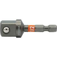 Impactech&reg; Impact Socket Adapter, 1/4" Drive Size, 1/2" Male Size, 2" L MAS Chibougamau