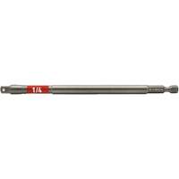 Impactech&reg; Impact Socket Adapter, 1/4" Drive Size, 1/4" Male Size, 6" L MAS Chibougamau