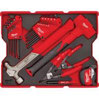Hex Key & Hammer Set with Tray for PACKOUT Drawers MAS Chibougamau