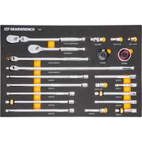 3/8" 90-Tooth Ratchet & Drive Tool Set with Foam Storage Tray MAS Chibougamau