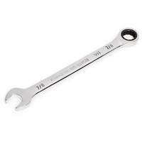90-Tooth Ratcheting Combination Wrench, 12 Point, 7/8", Chrome Finish MAS Chibougamau