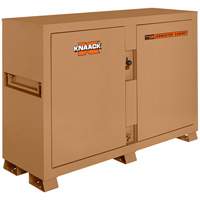 Model 129 Bin Storage Cabinet with Padlock, Steel, 48 Cubic Feet, Tan MAS Chibougamau