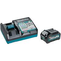 Trousse de d&eacute;marrage avec chargeur rapide et batterie 4,0Ah 40Vmax XGT, 40 V, Lithium-ion MAS Chibougamau