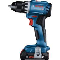 Compact Brushless Drill/Driver Kit, Lithium-Ion, 18 V, 1/2" Chuck, 400 in-lbs. Torque MAS Chibougamau