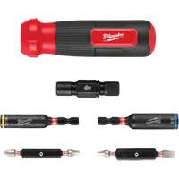 Tournevis multi-usage 8-en-1 avec embouts et tourne-&eacute;crous &agrave; chocs SHOCKWAVE, 8-1/3" lo, Prise Coussin&eacute;e MAS Chibougamau