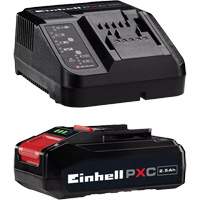 Ensemble de d&eacute;part de batterie et chargeur PXC, Lithium-ion, 18 V, 2,5 Ah MAS Chibougamau