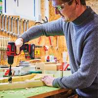 Cordless Drill/Driver Kit, Lithium-Ion, 18 V, 3/8" Chuck, 354 in-lbs Torque MAS Chibougamau