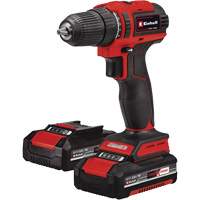 Cordless Drill/Driver Kit, Lithium-Ion, 18 V, 3/8" Chuck, 354 in-lbs Torque MAS Chibougamau