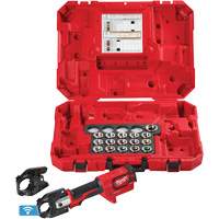 Sertisseuse M18 FORCE LOGIC 600 MCM Cu avec matrices et m&acirc;choire &eacute;tendue 750 MCM MAS Chibougamau