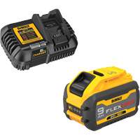 Ensemble de bloc-pile et chargeur MAX FLEXVOLT, Lithium-ion, 20 V/60 V, 9 Ah MAS Chibougamau