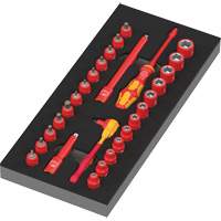 Foam Insert 8007 A VDE Zyklop VDE Ratchet Set 1, 1000 V, 30 Pcs MAS Chibougamau