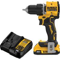 Ensemble visseuse-perceuse sans fil et sans balai ATOMIC COMPACT SERIES, Lithium-ion, 20 V, Mandrin 1/2" MAS Chibougamau