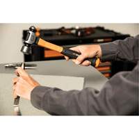 Ball Pein Hammer, 32 oz. Head Weight, Plain/Polished Face, Fibreglass Handle MAS Chibougamau