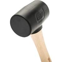 Rubber Mallet, 16 oz., Wood Handle, 13" L MAS Chibougamau