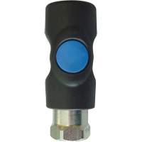 TOPQUIK S1 Industrial Quick Coupler, Polyester Composite/Stainless Steel, 1/4", Female NPT, 174 PSI MAS Chibougamau