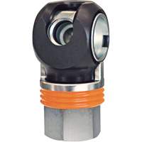 TOPQUIK SC Industrial Quick Coupler, Nickel-Plated Steel, 1/2", Female NPT, 359 PSI MAS Chibougamau