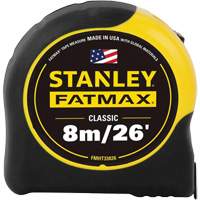 Ruban &agrave; mesurer FATMAX, 1-1/4" x 26'/8 m, Marques de goujon Imp&eacute;rial & m&eacute;trique MAS Chibougamau