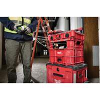 PACKOUT Wire Pulling XL Crate, 15-3/4" x 18-5/8" x 15", Black/Red MAS Chibougamau