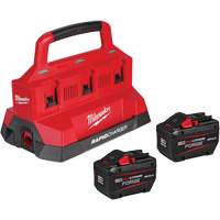 Ensemble de d&eacute;marrage M18 Forge avec 2 bloc-piles et chargeur rapide &agrave; six baies, Lithium-ion, 18 V, 12 Ah MAS Chibougamau