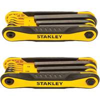 2-Piece Durable Folding Hex Keys, 8 Pcs., Metric & Imperial MAS Chibougamau
