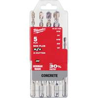 Jeu de forets pour marteau perforateur M/2 SDS-Plus, 5 morceaux, Carbure MAS Chibougamau