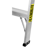 Industrial-Duty Sawhorse, 2' H x 31.9375" W x 23.50" D, 300 lbs. Capacity, Aluminum MAS Chibougamau