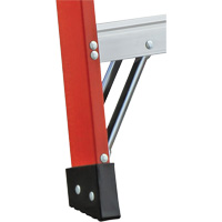 6600 AA Series Industrial Extra Heavy-Duty 2-Way Stepladders, Fibreglass, 375 lbs. Capacity, 4' MAS Chibougamau
