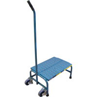 Escabeaux roulants Tilt-N-Roll, 1 marche(s), 16" l x 29" la x 12" h, Capacit&eacute; 300 lb MAS Chibougamau